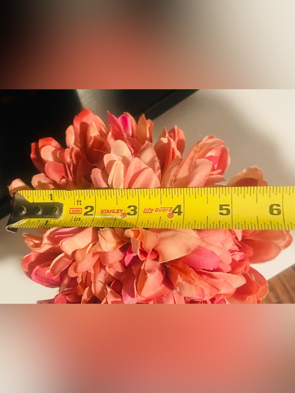 Boho Coastal Faux Floral Planter Cottagecore Galvanized Vase Decor - Picture 2 of 4